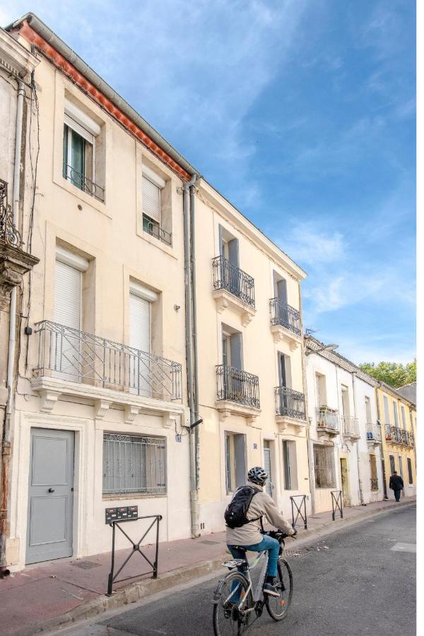Suite Oisivete Avec Terrasse Vue Sur Patio Et Clim Montpellier Buitenkant foto